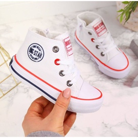 Zapatillas con cremallera Big Star Jr HH374083 blanco 1 Zapatillas con cremallera Big Star Jr HH374083 blanco 1