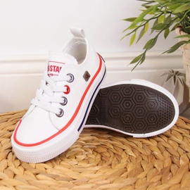 Zapatillas Big Star Jr HH374089 blanco marrón 2