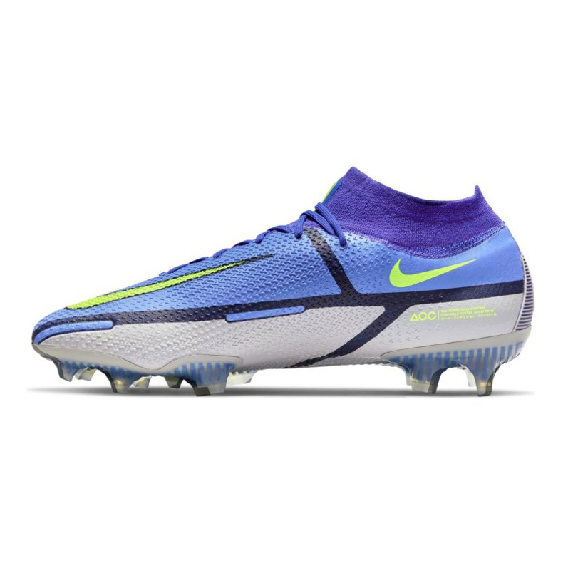 Nike Phantom GT2 Dynamic Fit Elite Fg M CZ9889-570 zapatos de fútbol azul / plata azul 1