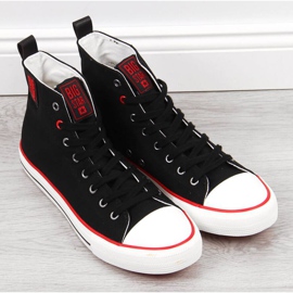 Zapatillas altas Big Star M JJ174065 negro rojo 2