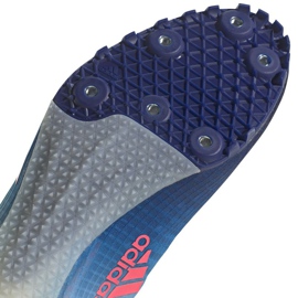 Adidas Sprintstar M GY0940 zapatos con clavos rojo multicolor 7