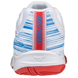 Zapatillas balonmano Mizuno Stealth Star Jr.X1GC210725 blanco azul 3