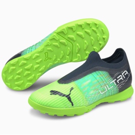 Puma Ultra 3.3 Tt Jr 106531 03 botas de fútbol gris, verde verde 1