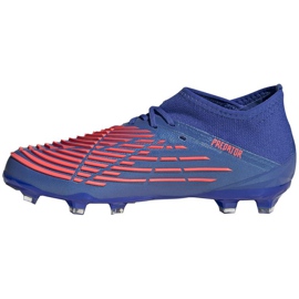 Botas de fútbol Adidas Predator Edge.1 Fg Jr GW2363 azul azul 1