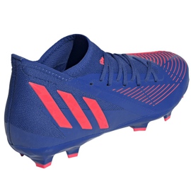 Botas de fútbol Adidas Predator Edge.3 Fg M GW2276 azul azules y rojos 3