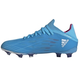 Botas de fútbol Adidas X Speedflow.1 Fg Jr GW7461 azul azul 1