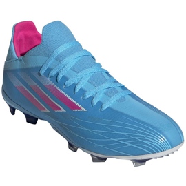 Botas de fútbol Adidas X Speedflow.1 Fg Jr GW7461 azul azul 3