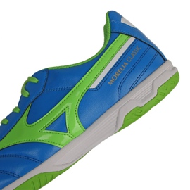 Botas de fútbol Mizuno Morelia Sala Classic M Q1GA210230 blanco, azul, verde azul 4