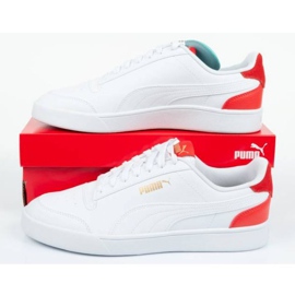 Puma Shuffle M 309668 06 blanco rojo 9