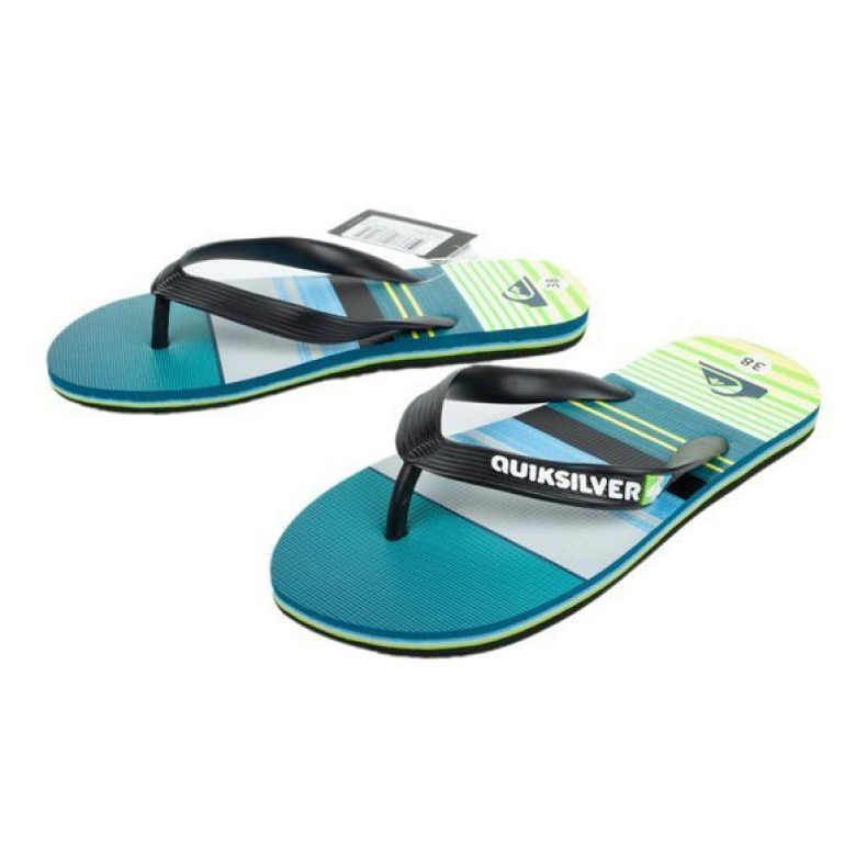 Chanclas Quiksilver W AQBL100235-XKGS negro azul verde 1