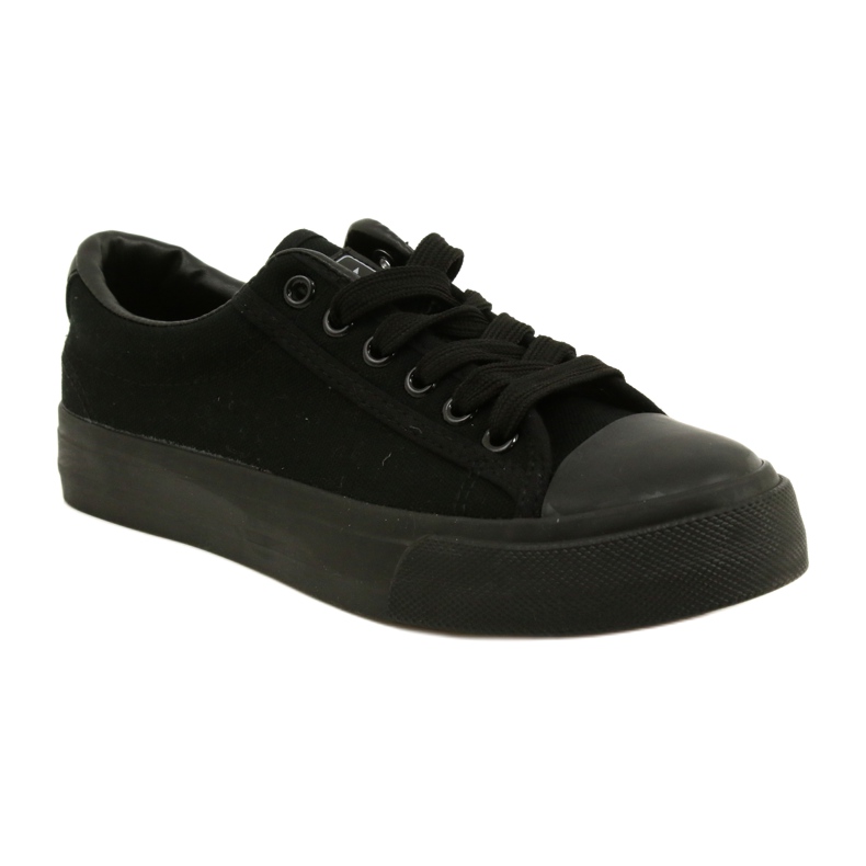 NEWS Sneakers clásicas de cordones negros para mujeres 22SP02-4505 1 NEWS Sneakers clásicas de cordones negros para mujeres 22SP02-4505 1