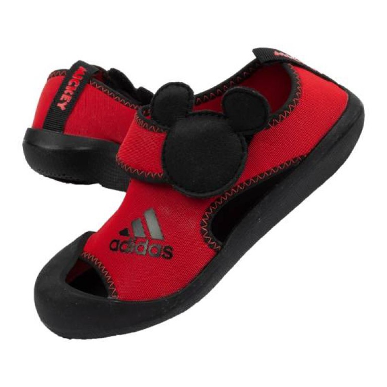 Adidas Jr F35863 sandalias rojo 1