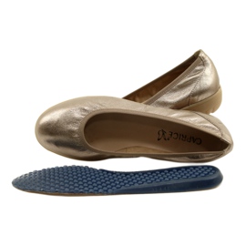 Bailarina Caprice Topo Metalizado 9-22161-28 beige multicolor dorado 10