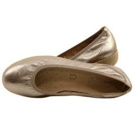 Bailarina Caprice Topo Metalizado 9-22161-28 beige multicolor dorado 7