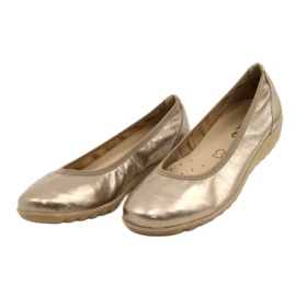Bailarina Caprice Topo Metalizado 9-22161-28 beige multicolor dorado 5