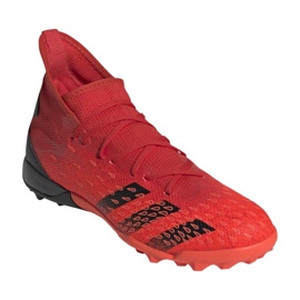 Zapatillas Adidas Predator Freak.3 Tf M FY6311 naranjas y rojos 5