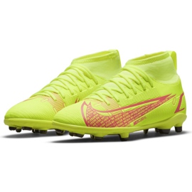 Nike Mercurial Superfly 8 Club Mg Jr CV0790-760 zapatos de fútbol verde verde 1 Nike Mercurial Superfly 8 Club Mg Jr CV0790-760 zapatos de fútbol verde verde 1