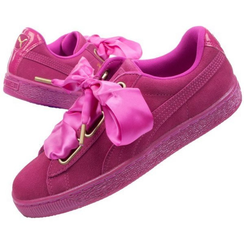 Puma Gamuza Heart Satin W 362714 01 rosado 1