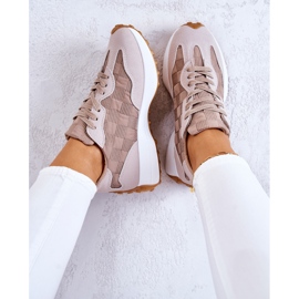 Zapatos Deportivos Clásicos Beige Patrice atado 9