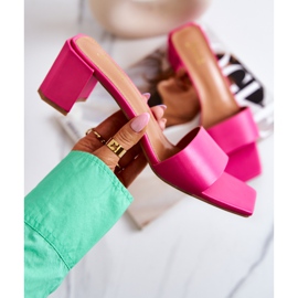 FJ1 Zapatillas Tacón Piel Rosa Netty rosado 1 FJ1 Zapatillas Tacón Piel Rosa Netty rosado 1