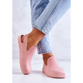FS1 Zuecos de goma Meriko rosa de moda rosado 2