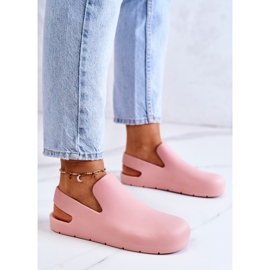 FS1 Zuecos de goma Meriko rosa de moda rosado 3