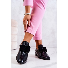 PA2 Zapatos Piel Serpiente Negro Marleigh 3