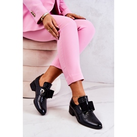 PA2 Zapatos Piel Serpiente Negro Marleigh 4