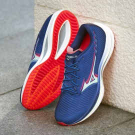 Mizuno Wave Rebellion M J1GC211783 zapatillas de running azul 7