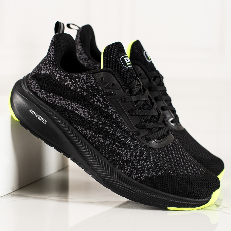 Zapatillas deportivas ligeras DK negro gris 1