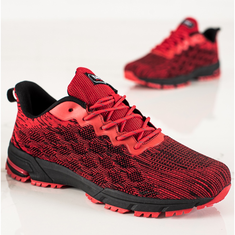 Zapatos de hombre DK negro rojo 1