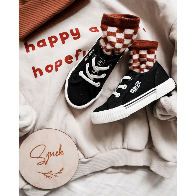 Negro Big Star JJ374169 zapatillas sin cordones 1