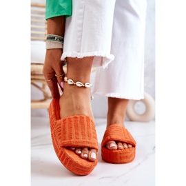 FJ1 Zapatillas En La Plataforma Orange Lilly naranja 1