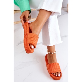 FJ1 Zapatillas En La Plataforma Orange Lilly naranja 4