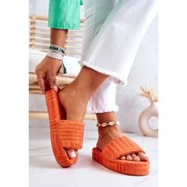 FJ1 Zapatillas En La Plataforma Orange Lilly naranja 2