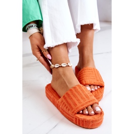 FJ1 Zapatillas En La Plataforma Orange Lilly naranja 3