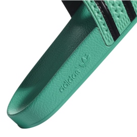 Adidas Originals Adilette Slides U CQ3100 negro verde 3