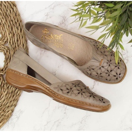 Zapatos calados W Rieker 41356 beige 2