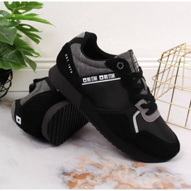 Deportivas de piel Big Star W JJ274284 negro 3