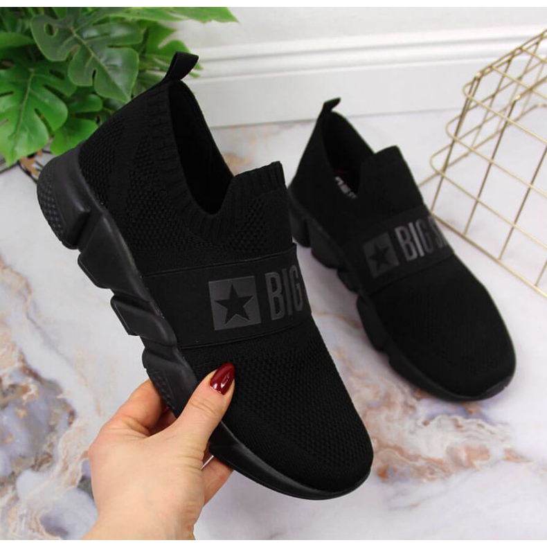Zapatillas deportivas sin cordones Big Star W JJ274296 negro 1