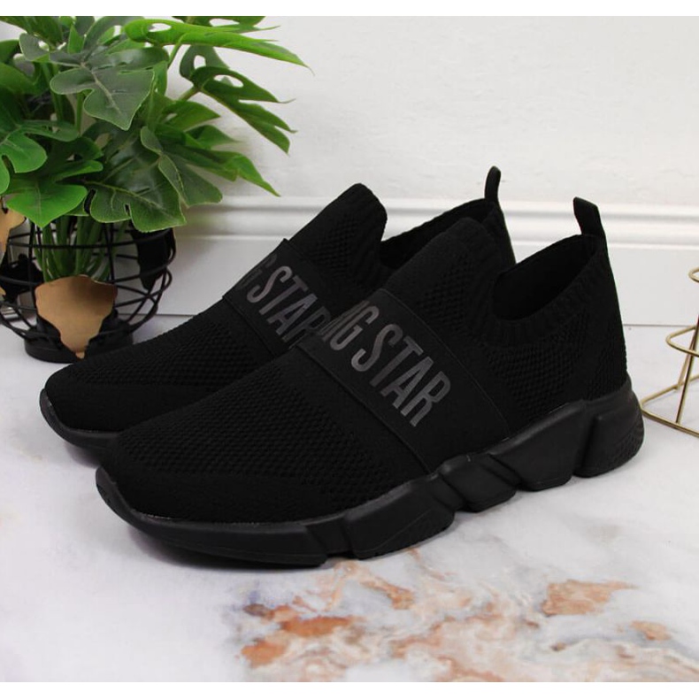 Zapatillas deportivas sin cordones Big Star W JJ274296 negro 2