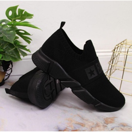 Zapatillas deportivas sin cordones Big Star W JJ274296 negro 3