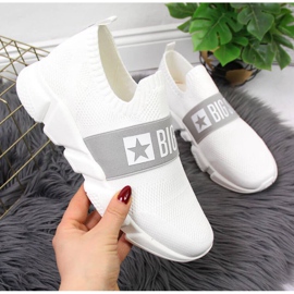 Zapatillas deportivas sin cordones Big Star W JJ274297 blanco 1