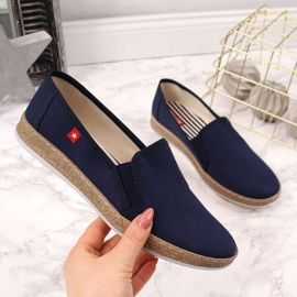 Alpargatas slip on Big Star W FF276036 azul marino 1
