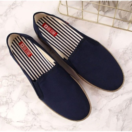 Alpargatas slip on Big Star W FF276036 azul marino 2