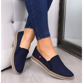 Alpargatas slip on Big Star W FF276036 azul marino 3