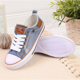 Zapatillas vaqueras American Club Jr AM783A azul 2