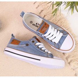 Zapatillas vaqueras American Club Jr AM783A azul 3