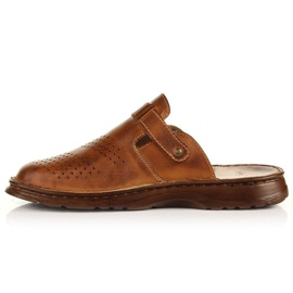 Zapatillas cómodas Łukbut M LUK 951B marrón 2