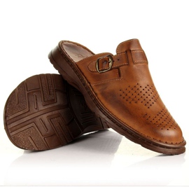 Zapatillas cómodas Łukbut M LUK 951B marrón 5